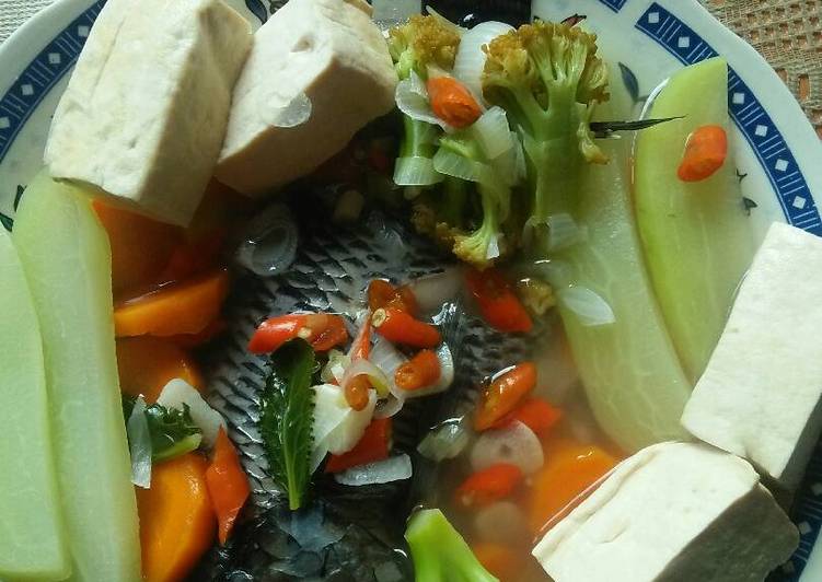 Langkah Mudah untuk Membuat Ikan nila sayur untuk diet Anti Gagal