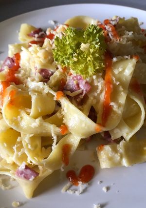 Foto resep Fettuccine Carbonara