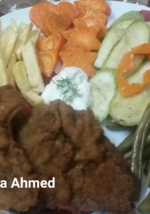 صورة لوصفة فراخ بانيه في الفرن صحيه