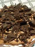 Merengue y rulos de chocolate