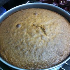 A picture of Whole wheat carrot cake.