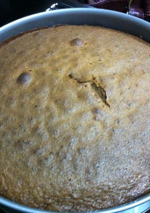 A picture of Whole wheat carrot cake.