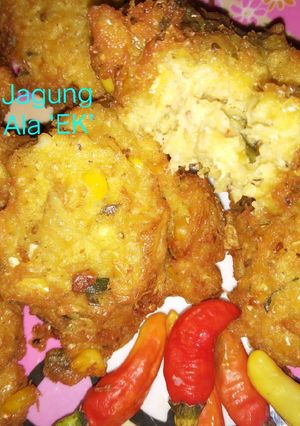 Foto resep Dadar Jagung Jamur Ala 'EK'