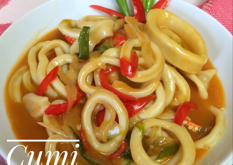 Resep Cumi Saos Padang yang enak
