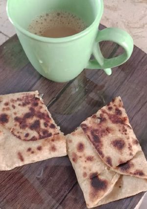 A picture of Puff paratha.