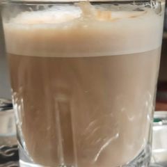 A picture of Dalgona coffee.