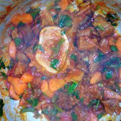 A picture of Beef stew.