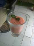 Chupito de mamey y tequila correa
