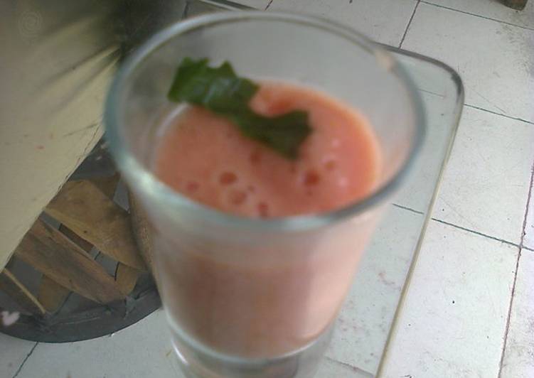 Chupito de mamey y tequila correa