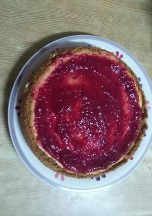 Una foto de Cheesecake al horno