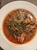 Espinazo de puerco con verdolagas