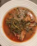 Espinazo de puerco con verdolagas