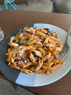 A picture of Pizza Pasta.