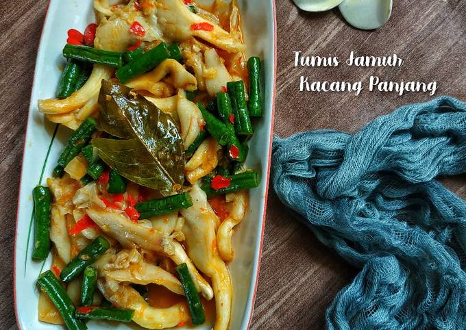 Resep Tumis Jamur Kacang Panjang Oleh Windriayu Cookpad