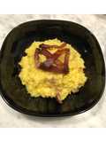 Saffron Risotto with Crispy Speck 🥓🍛