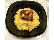 A picture of saffron risotto