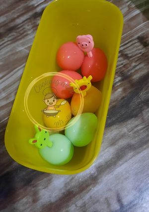 Foto resep Telur Rainbow
