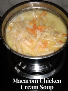 Foto resep Macaroni Chicken Cream Soup
