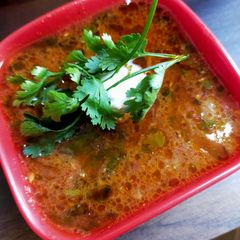 Helathy vegg marinated soya chunks A picture of Helathy vegg marinated soya chunks.