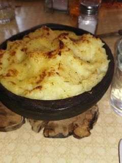 Una foto de Pastel de papa vegetariano con carne de soya