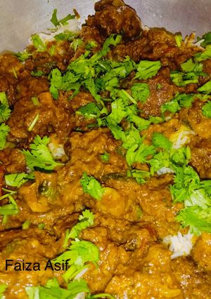 A picture of Beef korma in another style.
