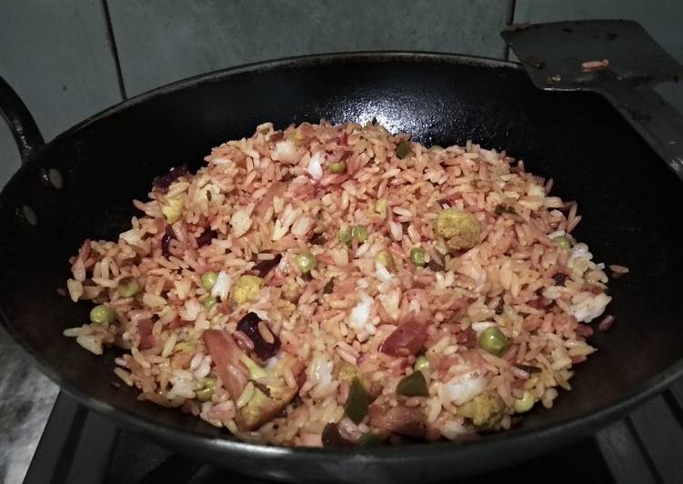 Recipe of Speedy Veg fried rice