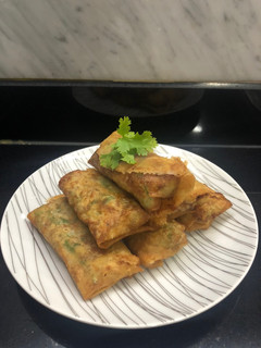 Foto resep Martabak telur daging daun wansui (daun ketumbar)