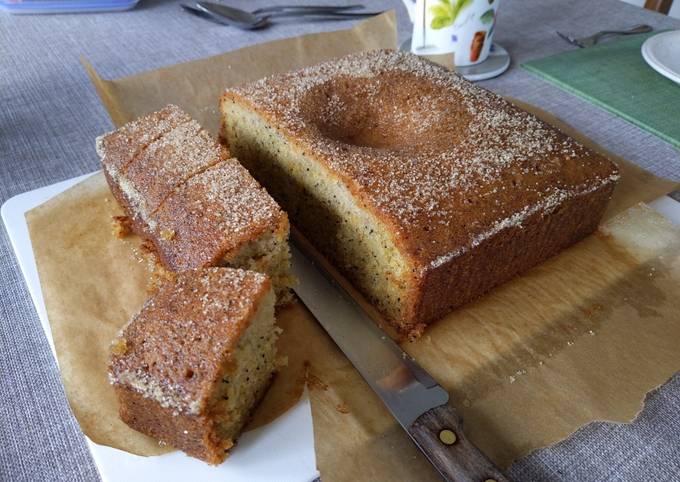 Simple Way to Make Award-winning Lemon and Poppy Drizzle Cake