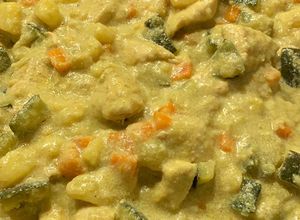 Foto di Pollo Thai al curry e latte di cocco