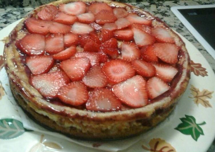 Tarta de queso al horno