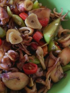 Foto resep Oseng Cumi Asin Pete a la Anak Kost