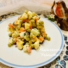 Lenten vegetable salad A picture of Lenten vegetable salad.