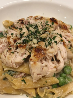 A picture of Chicken Carbonara.