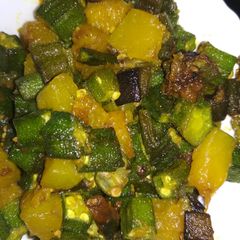 Okra fry A picture of Okra fry.
