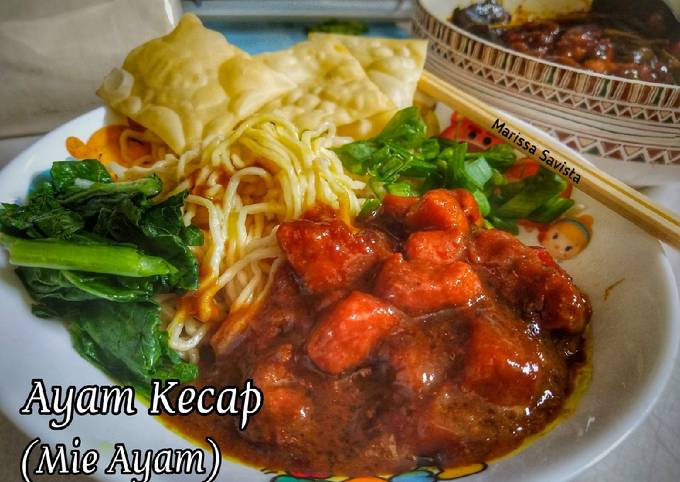 67. Ayam Kecap (Mie Ayam)