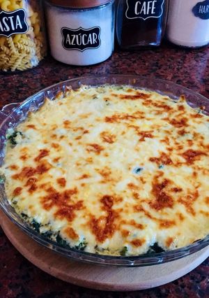 Una foto de Espinaca a la crema gratinada