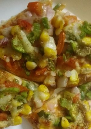 A picture of Veg Corn Piza.