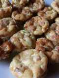 Muffins salado con jamón y cebollín