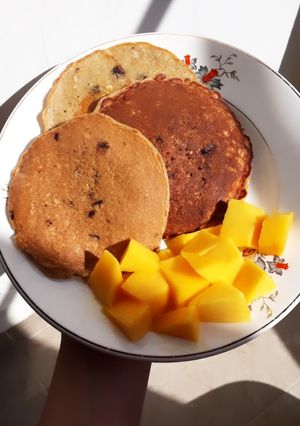 صورة لوصفة بان كيك صحي Healthy pancake ♥️