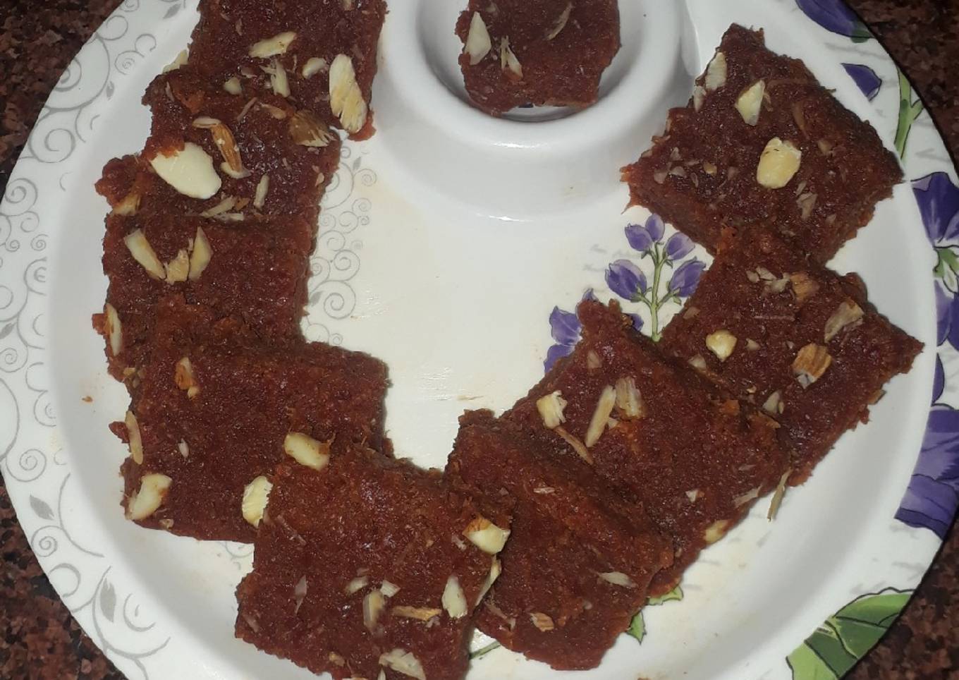 Gajar pak barfi...🥕🥕