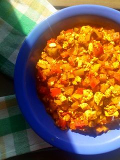 VEGÁN tofus ratatouille recept fotója