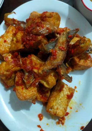 Foto resep Balado Tahu Ikan Asin Lidah