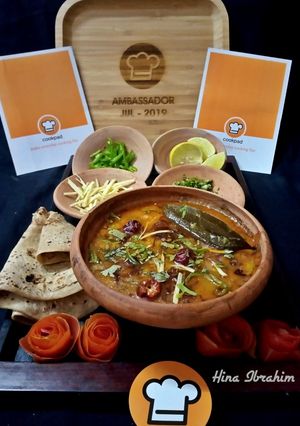 A picture of Dhaba Style Chanay ki Daal.