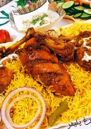 A picture of کبابی مرغ پلیٹر.