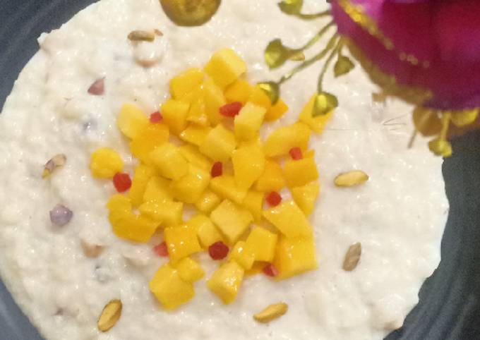 Mango Rice Pudding