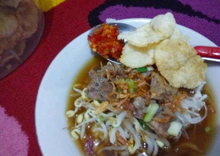 Resep Unik Soto daging sapi Praktis Enak