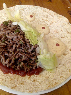 Una foto de Kebab casero de ternera