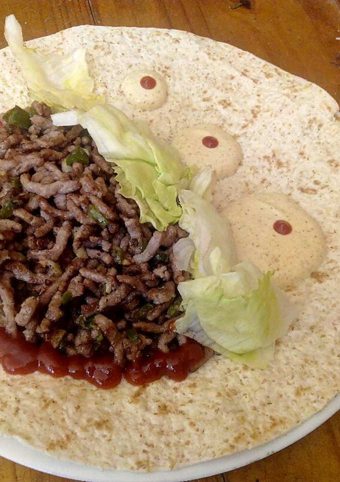 Una foto de Kebab casero de ternera