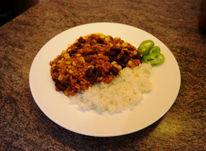 Chilis bab recept fotója