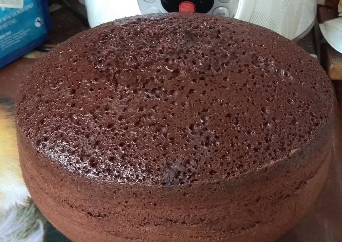 Бисквит с какао в мультиварке — рецепт с фото пошагово